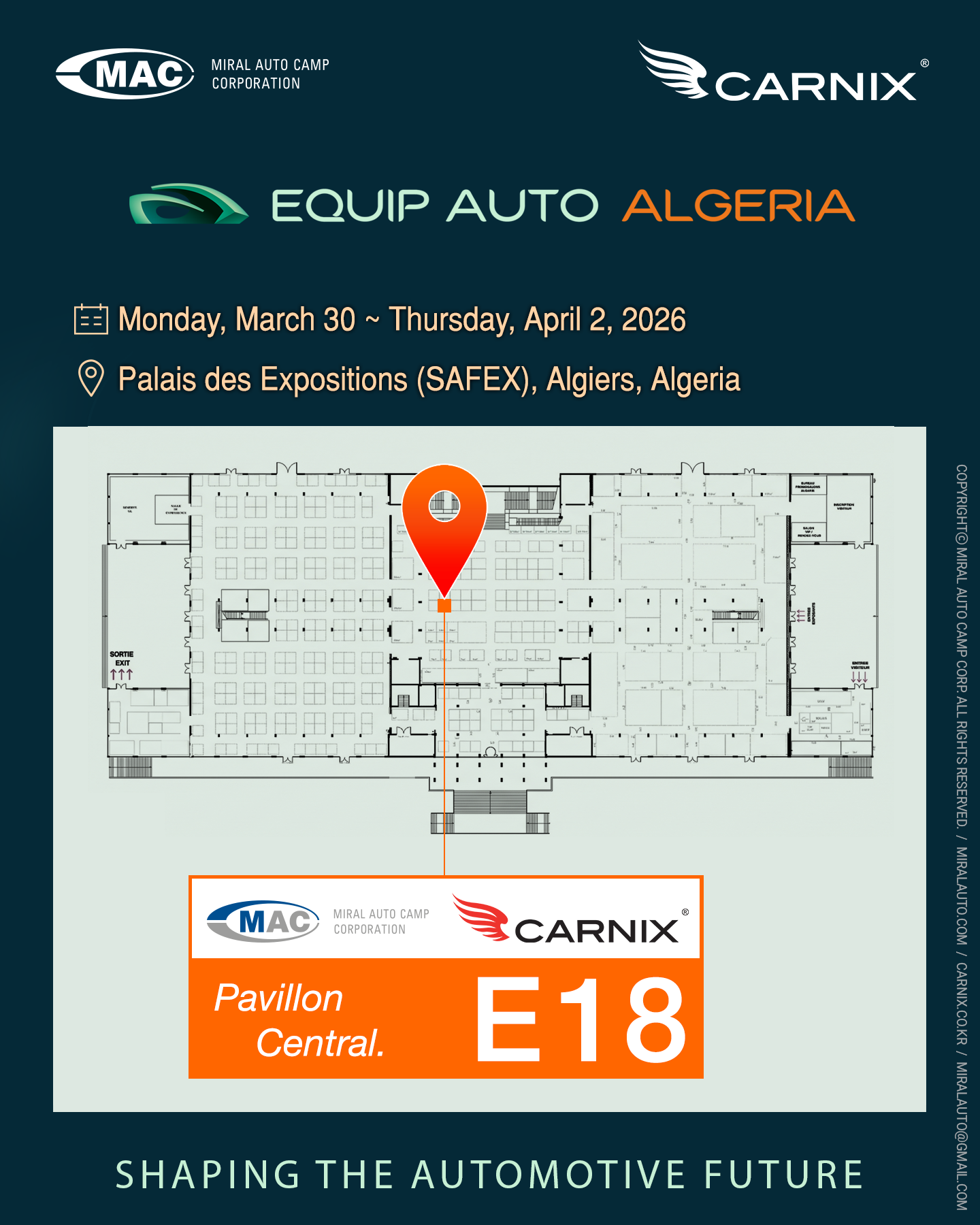 [INVITATION - Equip Auto Algeria 2026 from Miral Auto Camp Corp