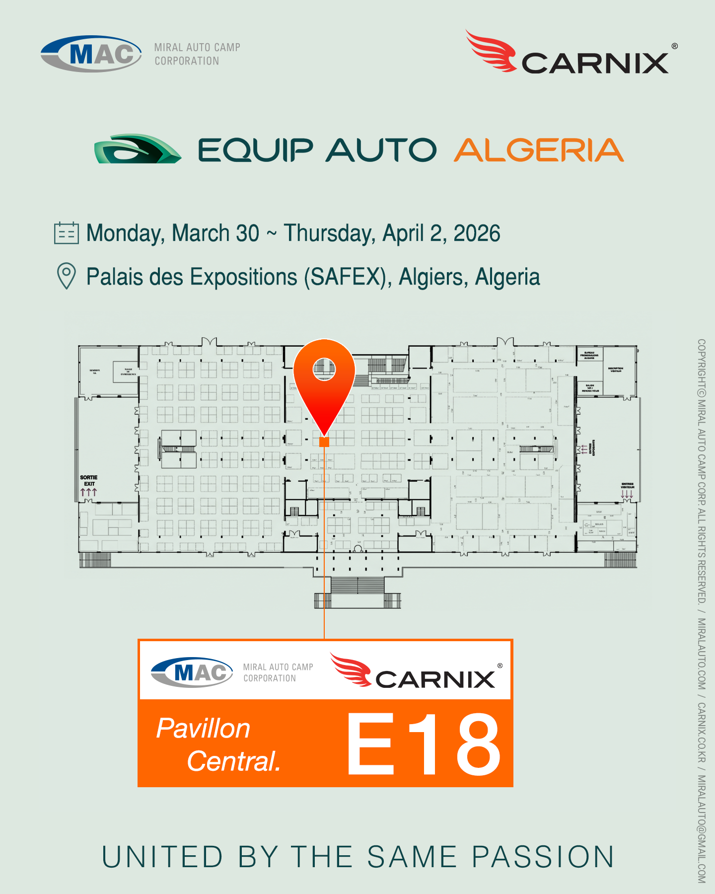 [INVITATION] Equip Auto Algeria 2026 from Miral Auto Camp - 2 weeks to go 🚙